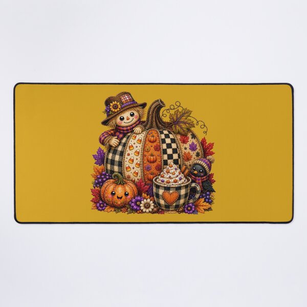 Item preview, Cute Kawaii Fall Pumpkin Scarecrow Shirt | Cozy Autumn Pumpkin Spice Coffee Crow Harvest Aesthetic Design designed and sold by ALH Apparel.