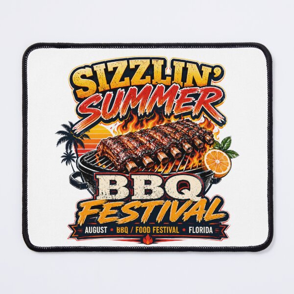 Item preview, Sizzlin Summer BBQ Festival Celebration Design designed and sold by IRON WINGS /USAF.