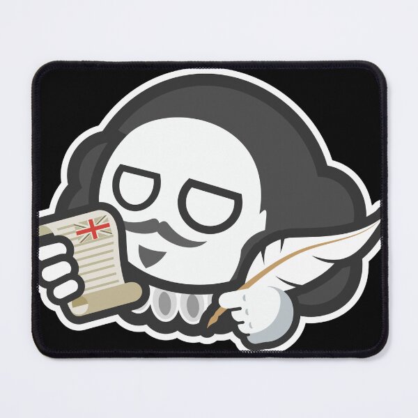 Item preview, British Shakespeare Playwright Countryball Cartoon designed and sold by Torket-y.