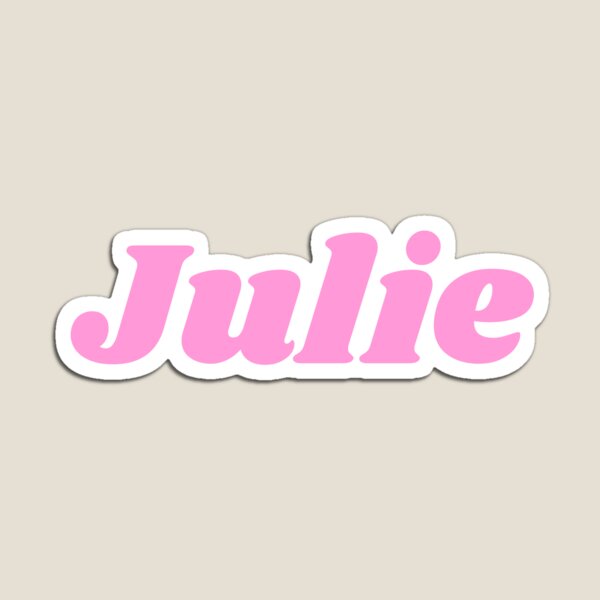 Item preview, Julie Name, Pink designed and sold by RedParker.