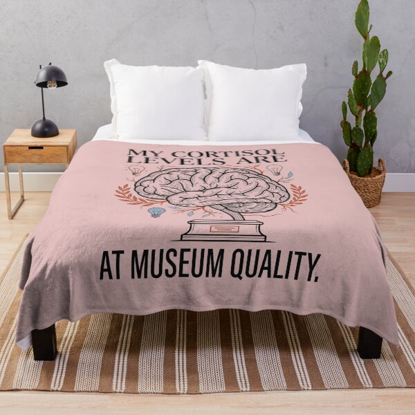 Item preview, My Cortisol Levels Are at Museum Quality Shirt | Funny Psychology T-Shirt | Brain Anatomy Graphic Tee | Therapist Gift | Neuroscience Humor Apparel designed and sold by EIPTOW.