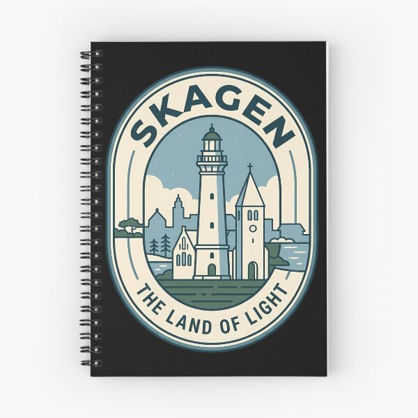 Item preview, Skagen Denmark Lighthouse Vintage Travel Emblem designed and sold by k3rstman1.