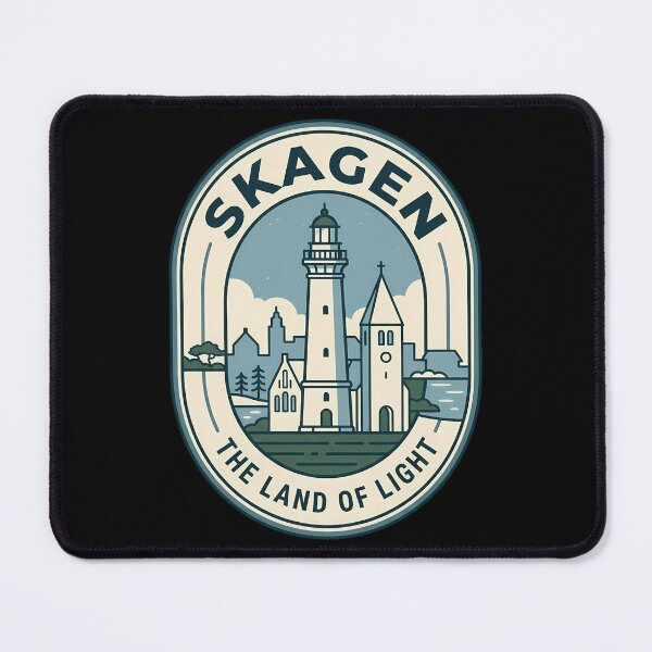 Item preview, Skagen Denmark Lighthouse Vintage Travel Emblem designed and sold by k3rstman1.