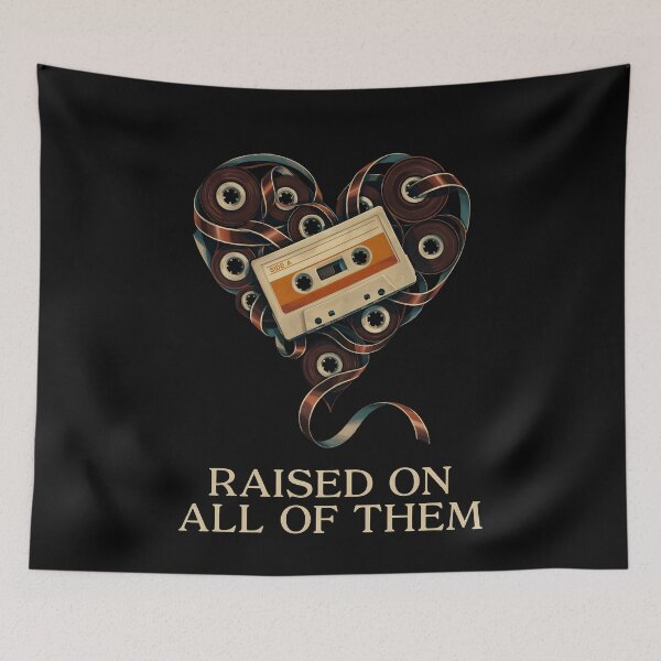 Item preview, Raised On All of Them Vintage Retro Audio Collection  designed and sold by Redgiant87x.