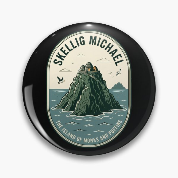Item preview, Skellig Michael Ireland Vintage Travel Emblem designed and sold by k3rstman1.