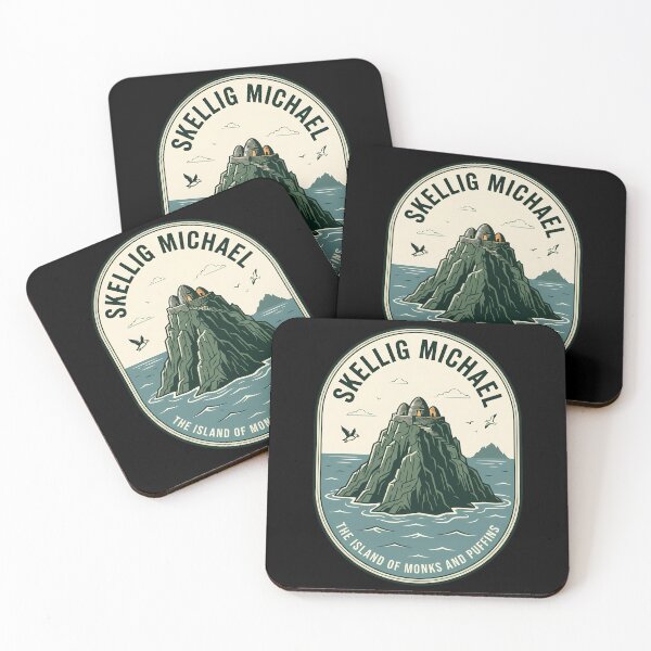 Item preview, Skellig Michael Ireland Vintage Travel Emblem designed and sold by k3rstman1.