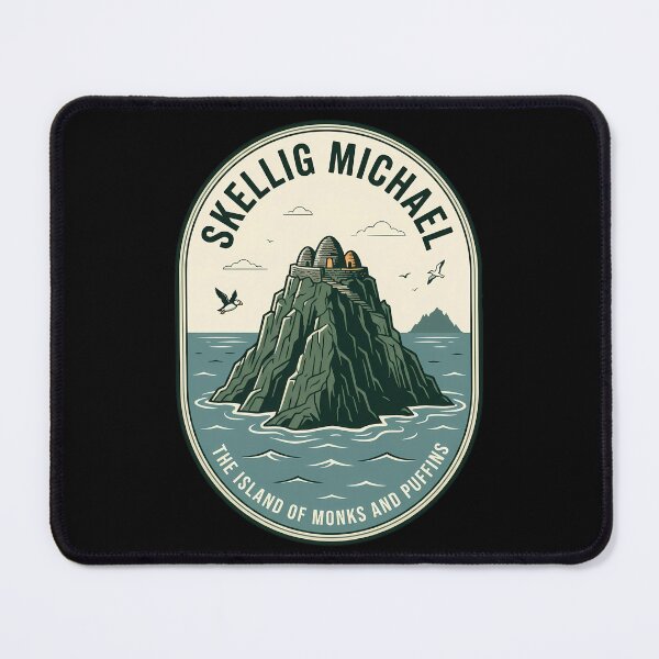 Item preview, Skellig Michael Ireland Vintage Travel Emblem designed and sold by k3rstman1.
