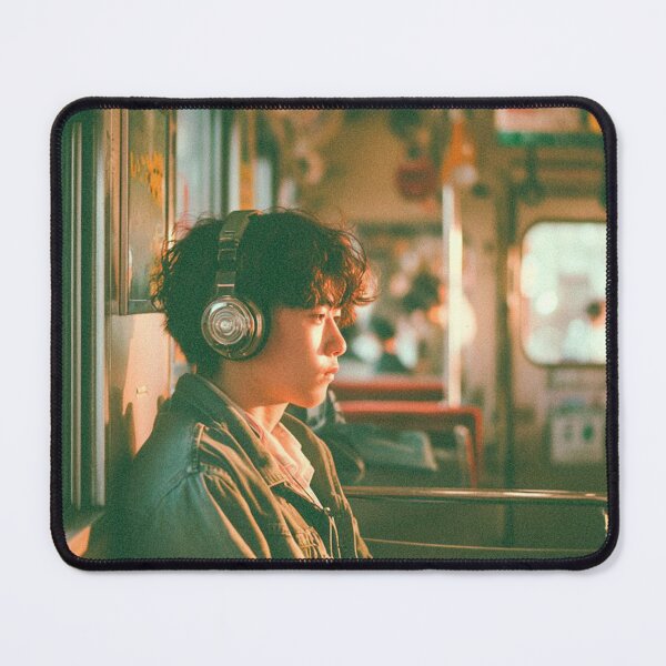 Item preview, Guy Listening to Music in Train Cars designed and sold by Levij-Honst.