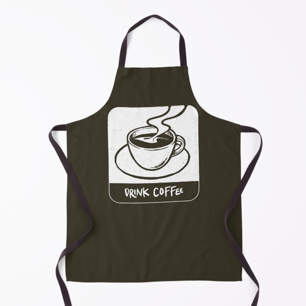 Item preview, Drink Your Coffee White designed and sold by Tobe Fonseca®.