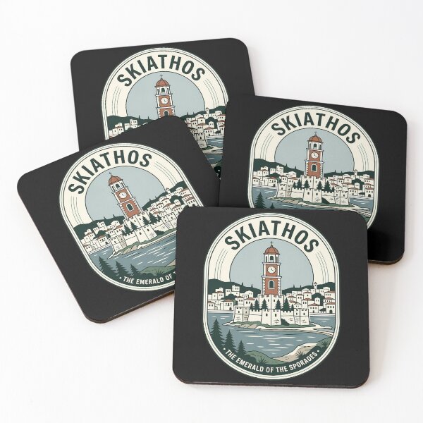 Item preview, Skiathos Island Greece Vintage Travel Emblem designed and sold by k3rstman1.