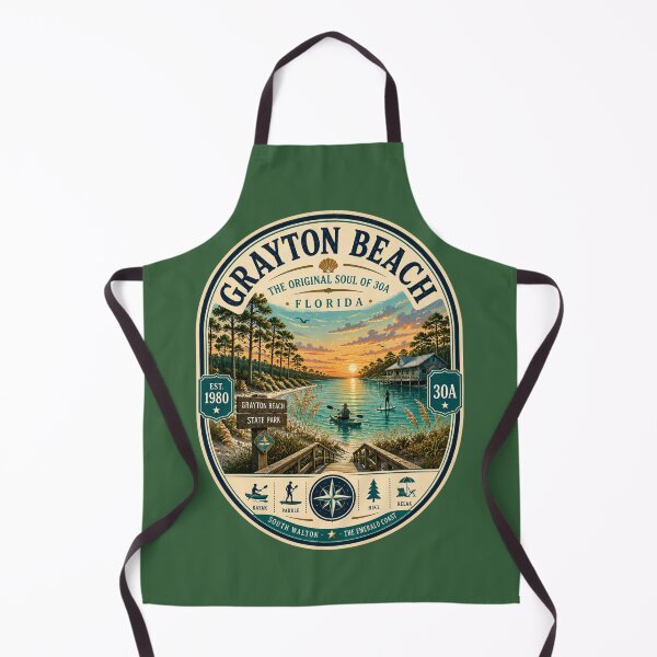 Item preview, Grayton Beach Badge | The Original Soul of 30A | Retro Florida Coastal Emblem designed and sold by piketo.
