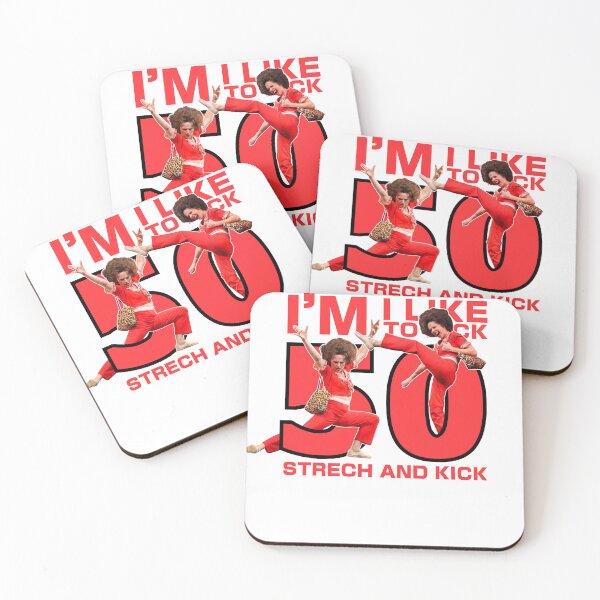 Item preview, Sally O'Malley I'm 50 Kick Stretch And Kick designed and sold by Coldink.