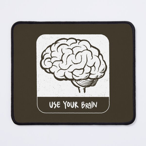 Item preview, Use Your Brain White designed and sold by Tobe Fonseca®.