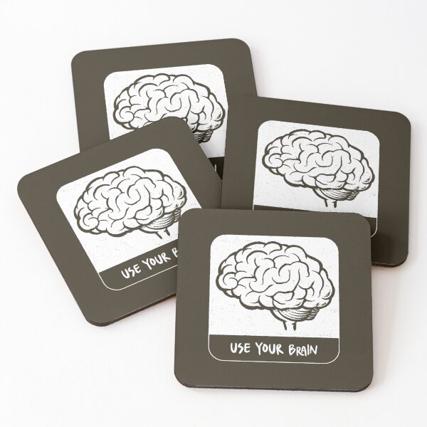 Item preview, Use Your Brain White designed and sold by Tobe Fonseca®.