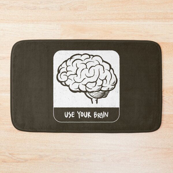 Item preview, Use Your Brain White designed and sold by Tobe Fonseca®.