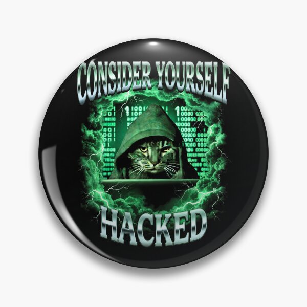 Item preview, Hacker Cat Shirt, Funny Cat Meme Tee, Programmer Shirt, Cyber Security T-Shirt, Tech Humor Top, Coding Gift, Consider Yourself Hacked [Black Shirt Only] designed and sold by Off-Road-Zone.