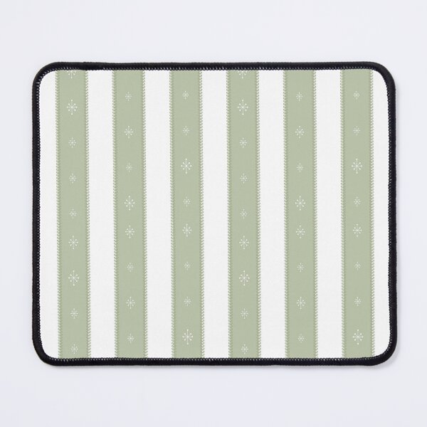Item preview, Sage Snowfall | Hand Drawn Scandinavian Folk Stripe Pattern designed and sold by WEBiC-ART Creative Studio.