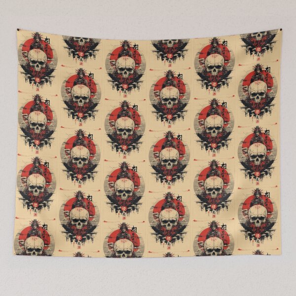 Item preview, SAMURAI SKULLS: Honor, After Death designed and sold by FANTASY FRENZY.