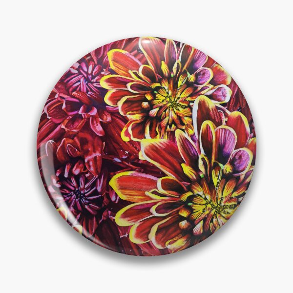 Item preview, Red Chrysanthemums 1 designed and sold by nastiaart.