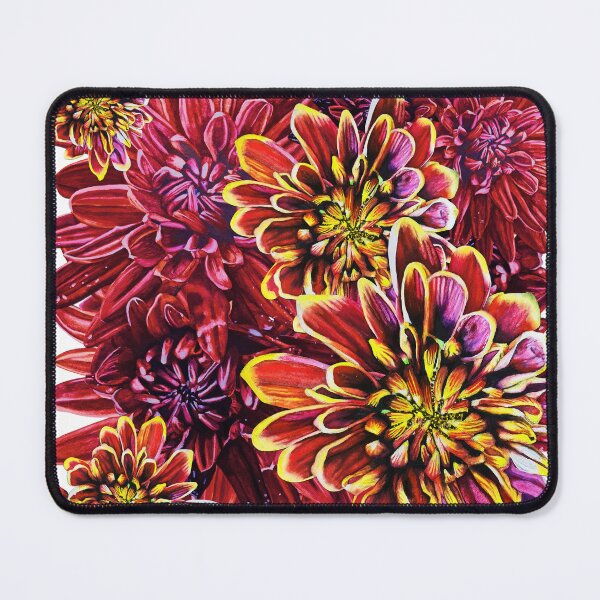 Item preview, Red Chrysanthemums 1 designed and sold by nastiaart.