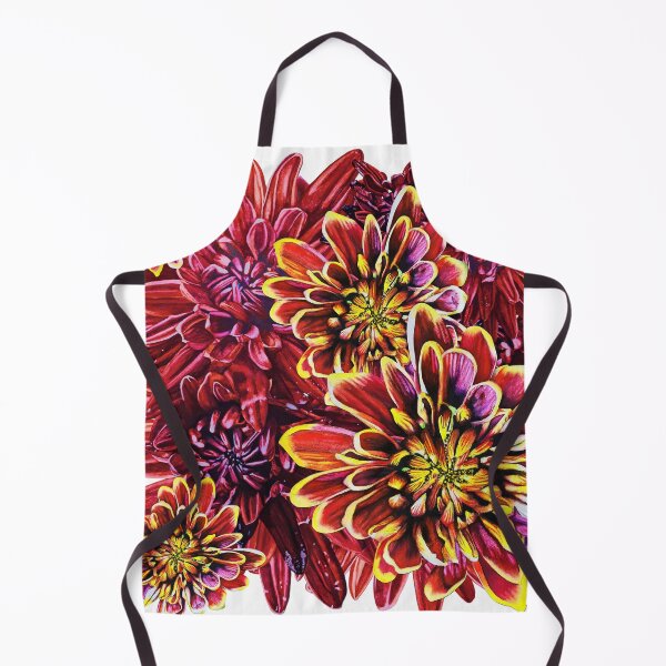 Item preview, Red Chrysanthemums 1 designed and sold by nastiaart.