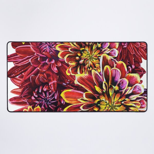 Item preview, Red Chrysanthemums 1 designed and sold by nastiaart.