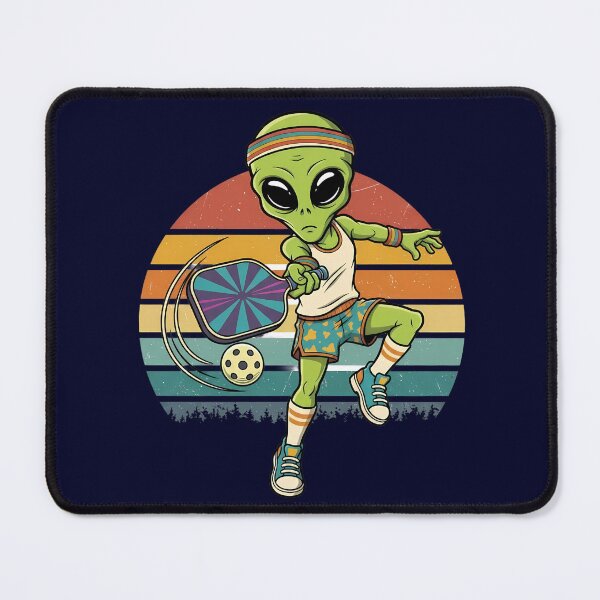 Item preview, Funny Alien Pickleball Player designed and sold by andromeda-redd.