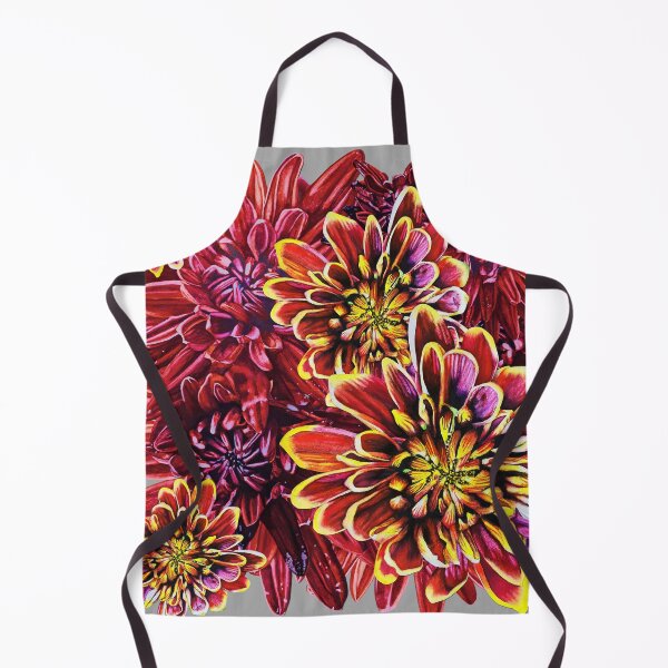 Item preview, Red Chrysanthemums 2 designed and sold by nastiaart.