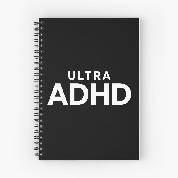 Item preview, ULTRA ADHD - Extra Bold HD Parody Logo Funny ADHD designed and sold by ICANTWithoutCOFFEE.
