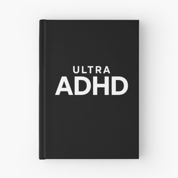 Item preview, ULTRA ADHD - Extra Bold HD Parody Logo Funny ADHD designed and sold by ICANTWithoutCOFFEE.