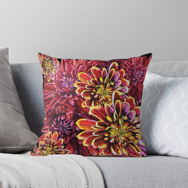 Item preview, Red Chrysanthemums 3 designed and sold by nastiaart.
