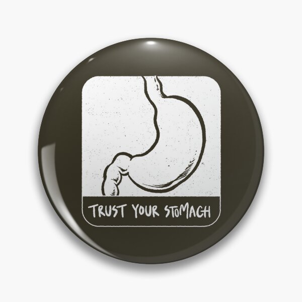 Item preview, Trust Your Stomach White designed and sold by Tobe Fonseca®.