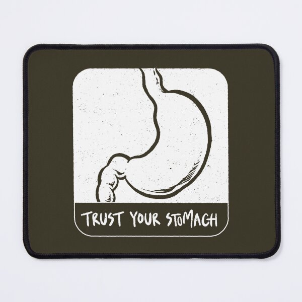 Item preview, Trust Your Stomach White designed and sold by Tobe Fonseca®.