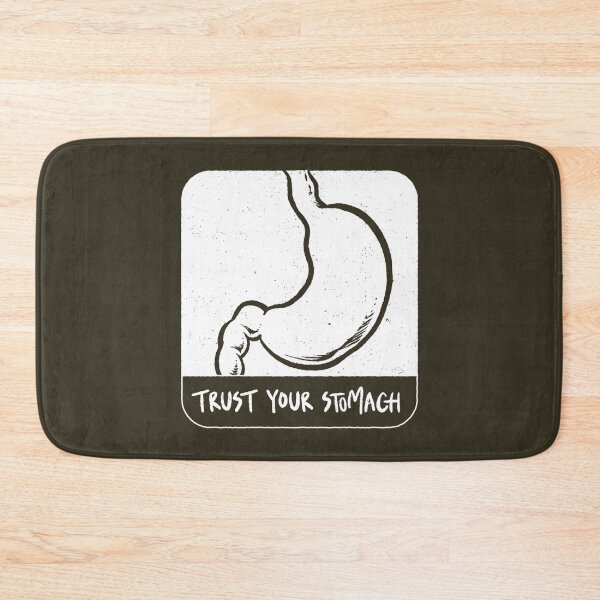 Item preview, Trust Your Stomach White designed and sold by Tobe Fonseca®.