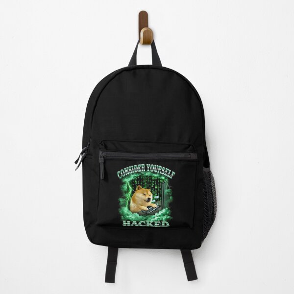 Item preview, Shiba Inu Hacker Shirt Funny Dog Meme T-Shirt Consider Yourself Hacked Tee Cyber Security Tech Humor Top Gift for hacker [Black Shirt Only] designed and sold by Off-Road-Zone.