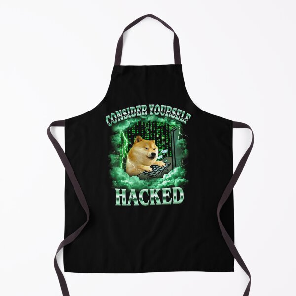Item preview, Shiba Inu Hacker Shirt Funny Dog Meme T-Shirt Consider Yourself Hacked Tee Cyber Security Tech Humor Top Gift for hacker [Black Shirt Only] designed and sold by Off-Road-Zone.