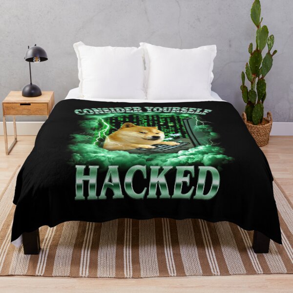 Item preview, Shiba Inu Hacker Shirt Funny Dog Meme T-Shirt Consider Yourself Hacked Tee Cyber Security Tech Humor Top Gift for hacker [Black Shirt Only] designed and sold by Off-Road-Zone.