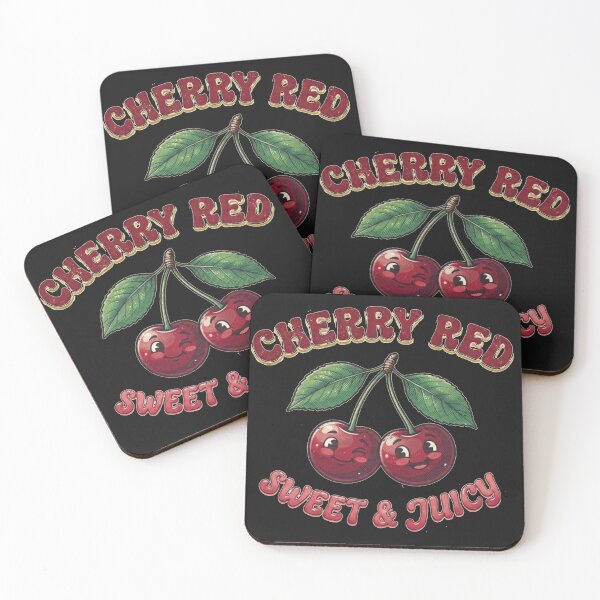 Item preview, Cute Winking Cherries Sweet and Juicy Retro Kawaii Design designed and sold by Evelashop.