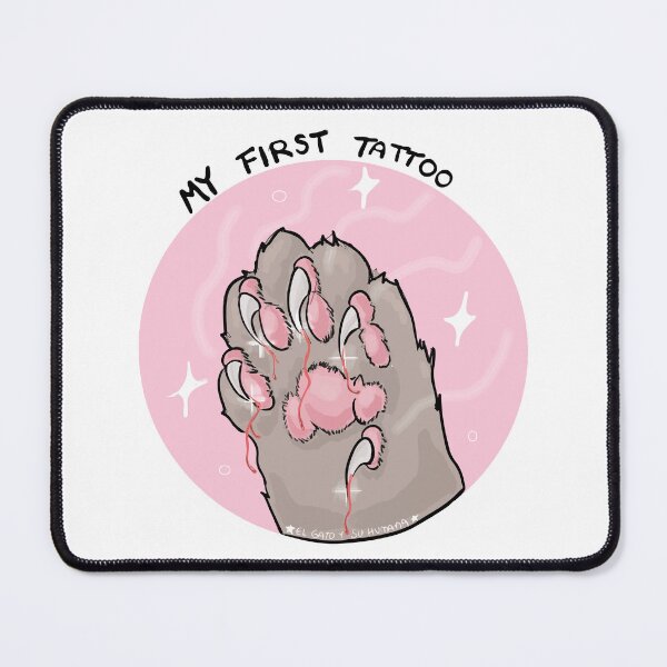 Item preview, My First Tattoo Cat Scratch Paw designed and sold by elgatoysuhumana.
