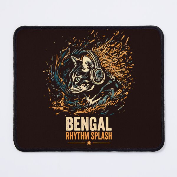 Item preview, Cool DJ Bengal Cat Music designed and sold by Structure-Blue.