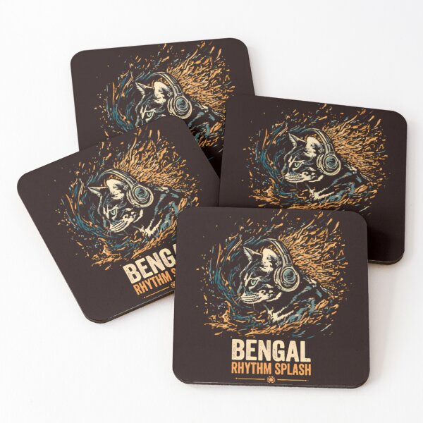 Item preview, Cool DJ Bengal Cat Music designed and sold by Structure-Blue.