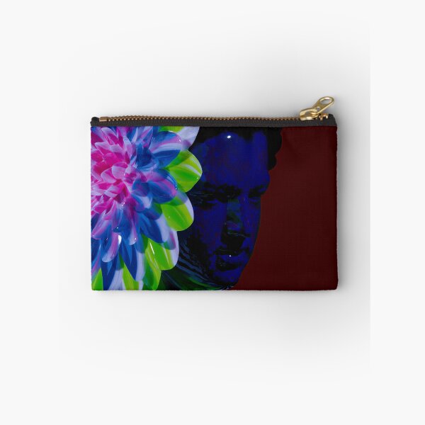 Item preview, Neon Floral Afrofuturist Portrait designed and sold by bubblegoth.
