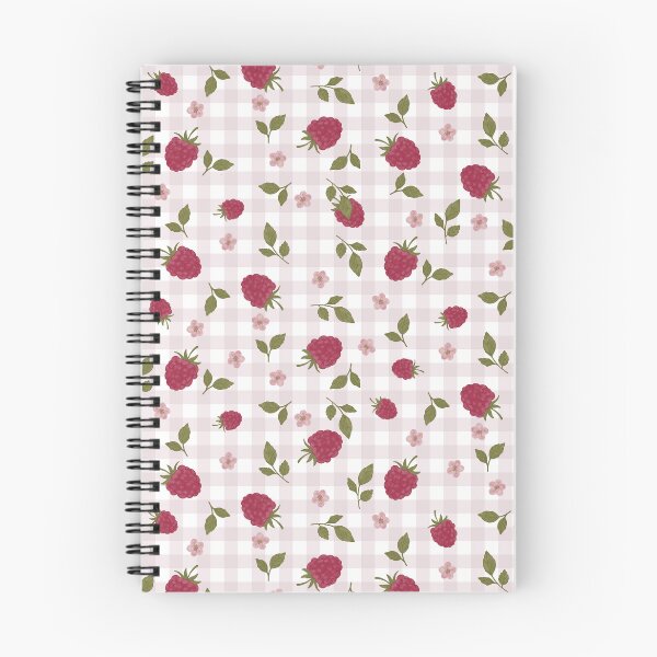Item preview, Raspberry Picnic | Hand-Drawn Raspberry Gingham Pattern designed and sold by WEBiC-ART Creative Studio.