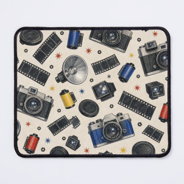 Item preview, Analogue Photography Seamless Pattern designed and sold by VerdantStudio.