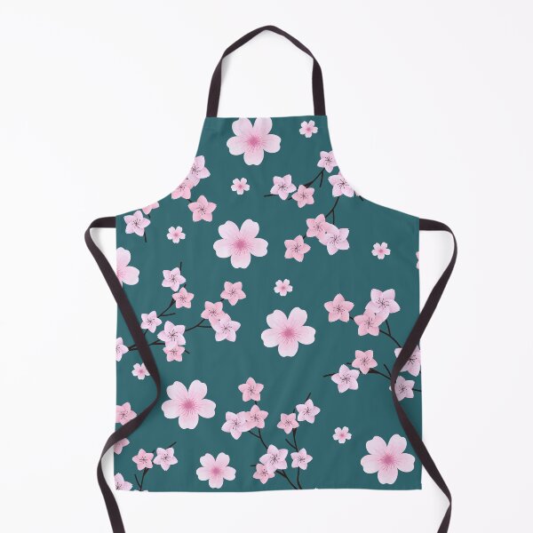 Item preview, Cherry Blossom Drops - Teal designed and sold by Inspirarmi-.