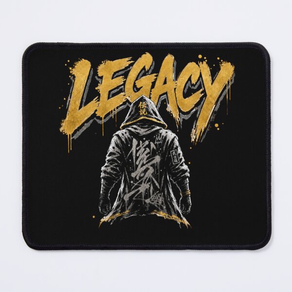 Item preview, Legacy Streetwear Hoodie – Urban Graffiti Samurai Back View Graphic designed and sold by freshwear design.