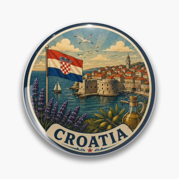 Item preview, Croacia designed and sold by JonysCreativeDesigns.