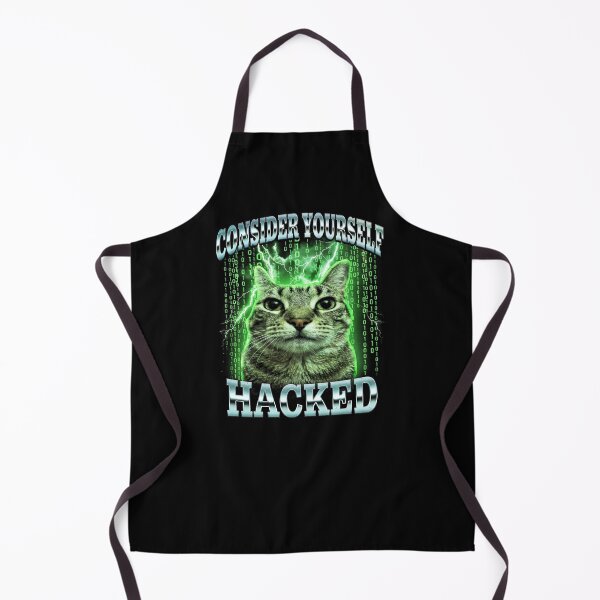 Item preview, Hacker Cat Shirt Funny Cat Meme T-Shirt Consider Yourself Hacked Tee Cyber Security Tech Humor Top Gift for Hacker [Black Shirt Only] designed and sold by Off-Road-Zone.