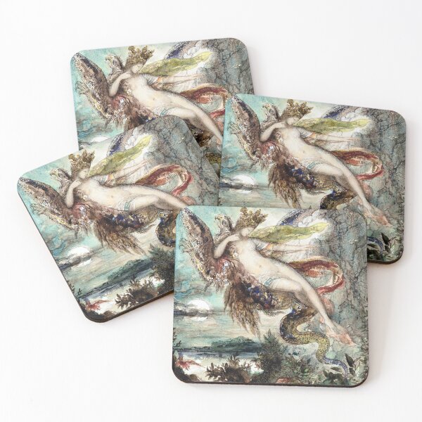 Item preview, Woman on a Griffon - Gustave Moreau Femme sur un Griffon designed and sold by forgottenbeauty.