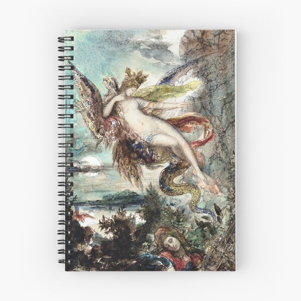 Item preview, Woman on a Griffon - Gustave Moreau Femme sur un Griffon designed and sold by forgottenbeauty.